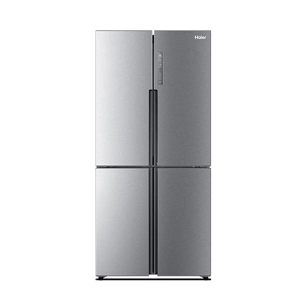 Haier No Frost Refrigerator, 4 Doors, 502 Liters, Inverter, Silver - HRF-550TDPD