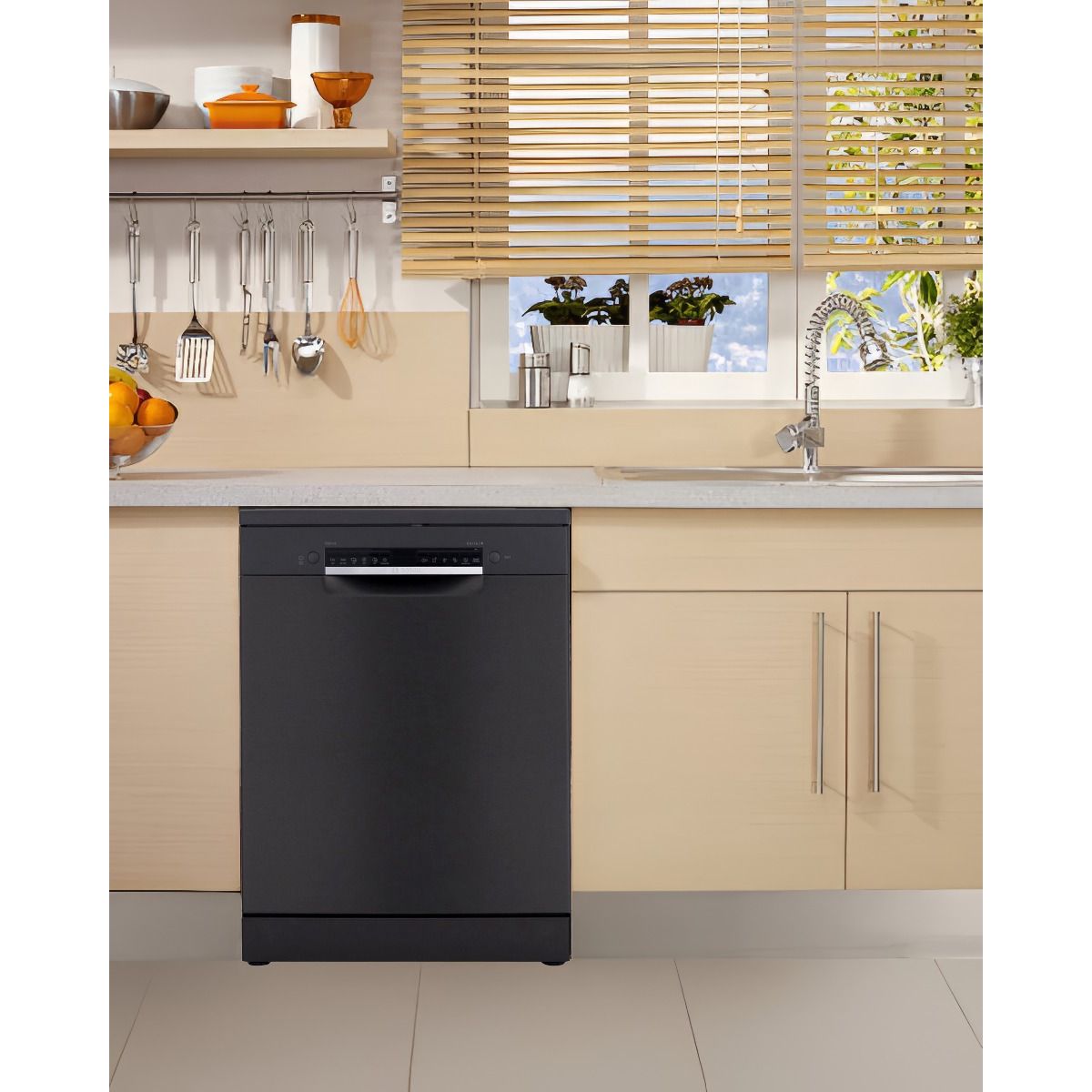 Bosch Series 4 Freestanding Dishwasher, 13 Persons, Dark Grey - SMS4IKC62T