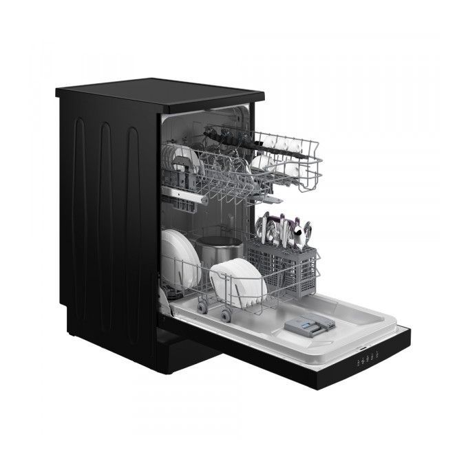 Dishwasher BEKO 45 cm 10 Sets 5 Programs Black Inverter Model BDFS15020B