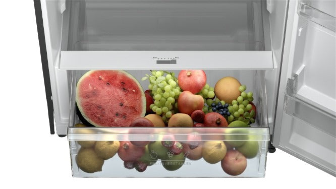 Midea No Frost Refrigerator, 535 Liters, Inverter, Stainless Steel - RT723MTN46D