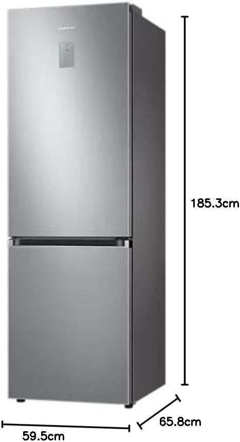 Samsung No Frost Refrigerator, 344 Liters, Stainless Steel - RB34T671FS9/MR