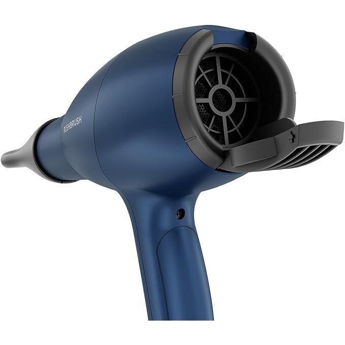 Rush Brush D3 Ultra Hair Dryer with Attachments, 2400 Watt, 3 Temperatures - Navy