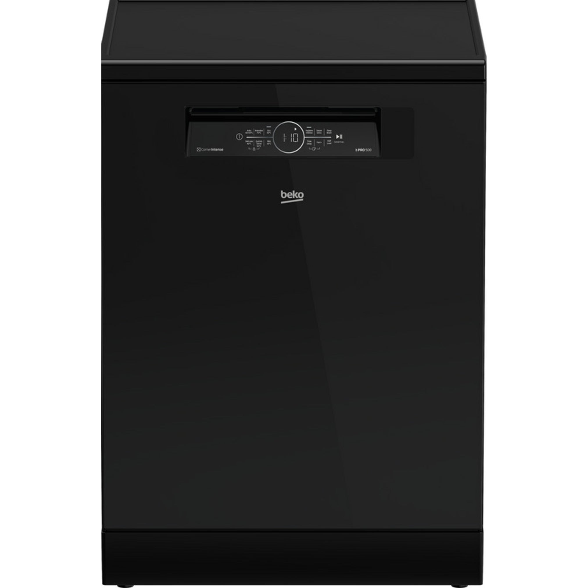 Beko Inverter Dishwasher, 15 Place Setting, Glass Black - BDFN36531GB