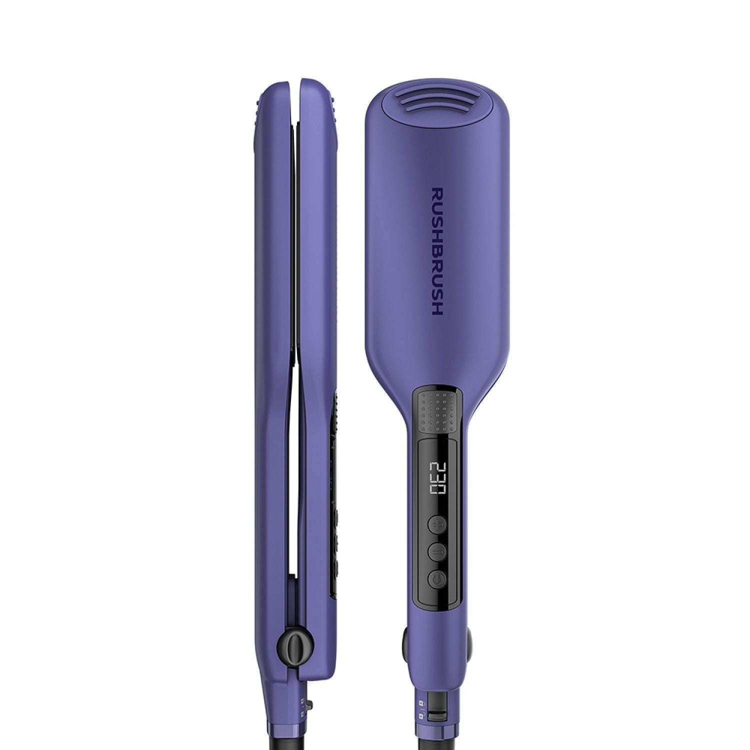 Rush Brush Wide Straightener, Purple - X1 Wide