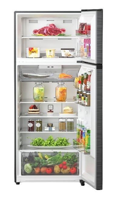 Midea No Frost Refrigerator, 535 Liters, Inverter, Stainless Steel - RT723MTN46D