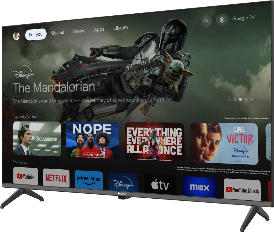 Haier 43 Inch FHD Smart LED TV with Built-in Receiver - H43K80EF