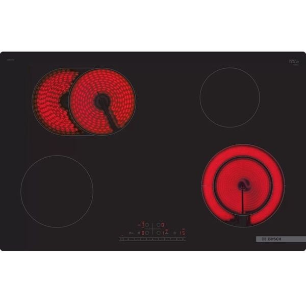 Bosch Series 4 Electric hob 80 cm Black, PKN811BA2E