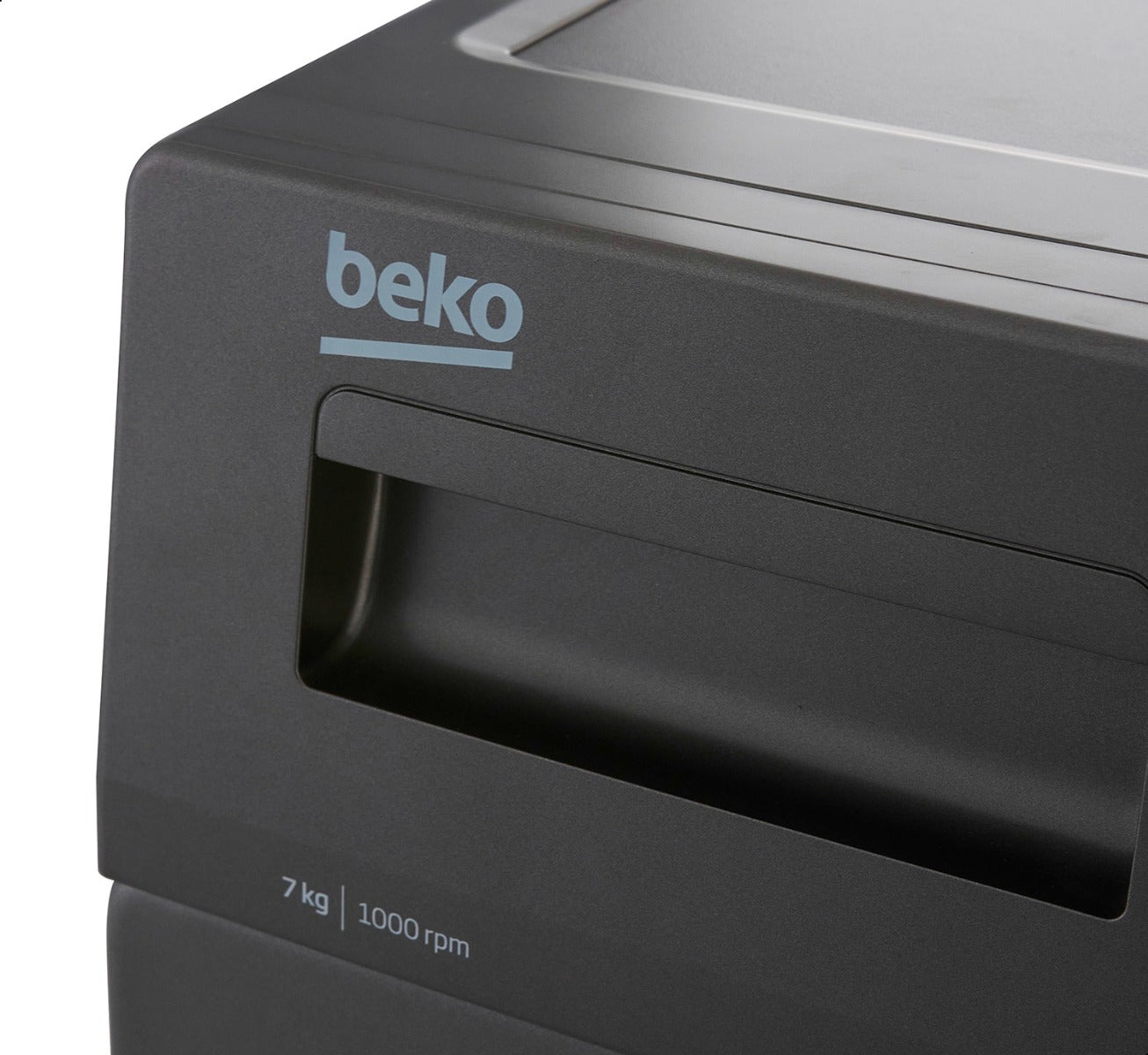 Beko Automatic Front Load Washing Machine, 7 kg, Inverter Motor, Silver - WTV7512XMCI