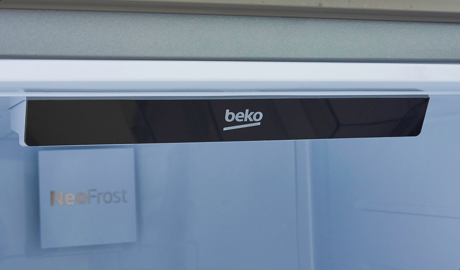 Beko No-Frost Inverter Refrigerator, 501 Liters, Black Glass - RCNE560E35ZGB