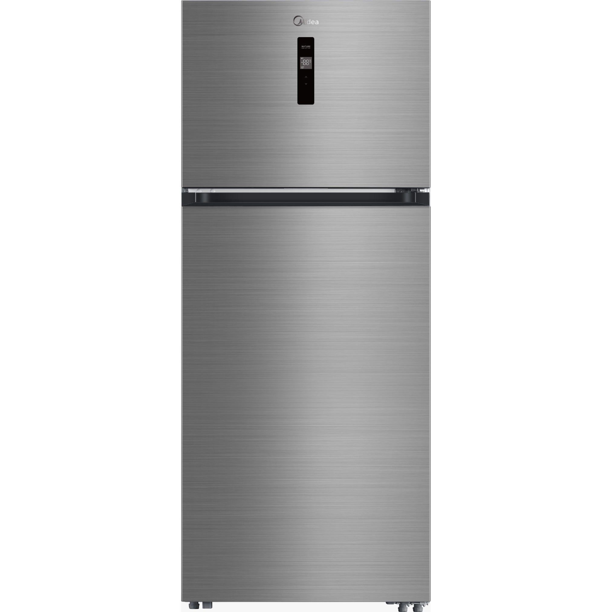Midea No Frost Refrigerator, 535 Liters, Inverter, Stainless Steel - RT723MTN46D