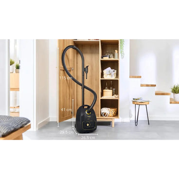 Bosch Series 4 Bagged Vacuum Cleaner, 2000 Watt, Black and Gold - BGL38GOLD