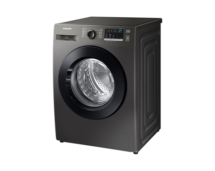 Samsung Front Load Automatic Washing Machine, 9 KG, Silver - WW90T4040CX1AS
