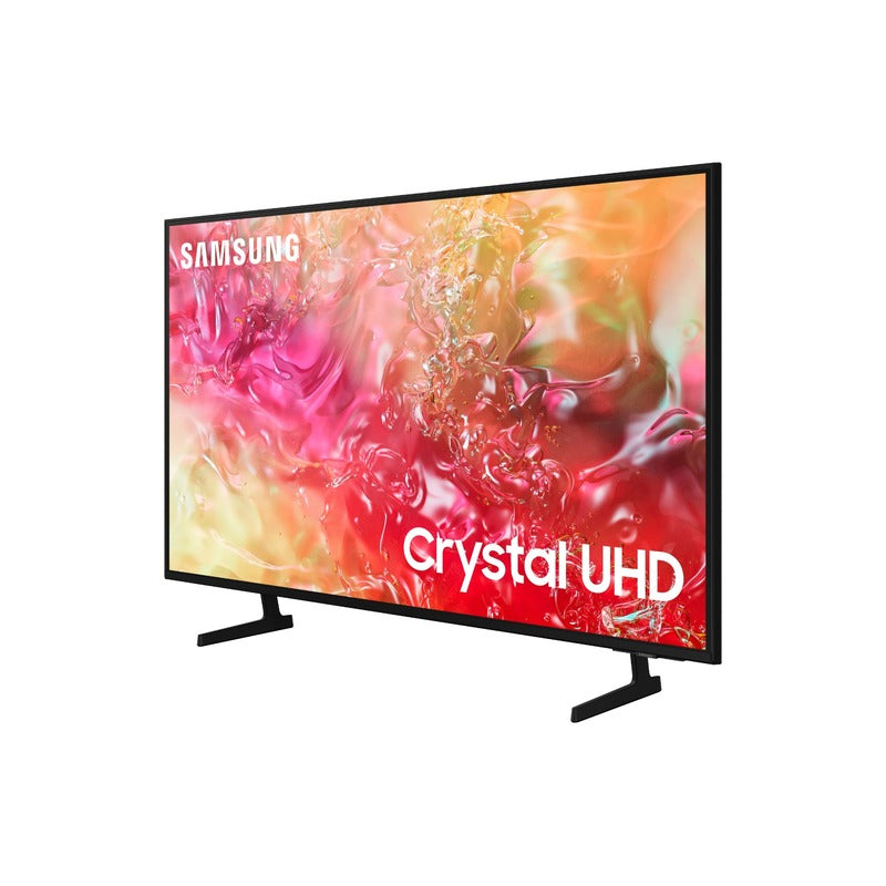 تلفزيون سامسونج الذكي 55 بوصة LED بدقة 4K UHD مع رسيفر داخلي - 55DU7000