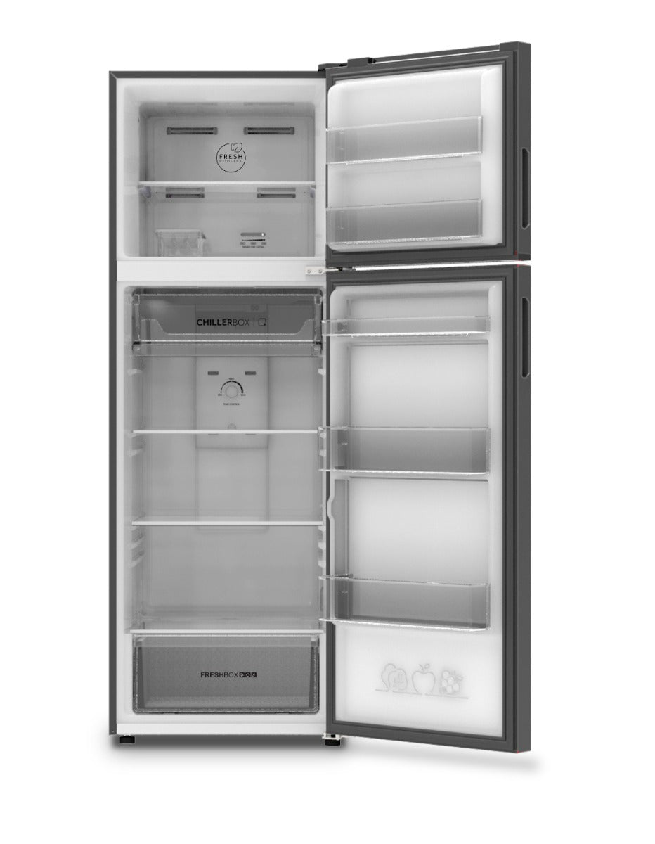 Haier No Frost Refrigerator, 357 Liters, Inverter, Black - HRF-380TMBM
