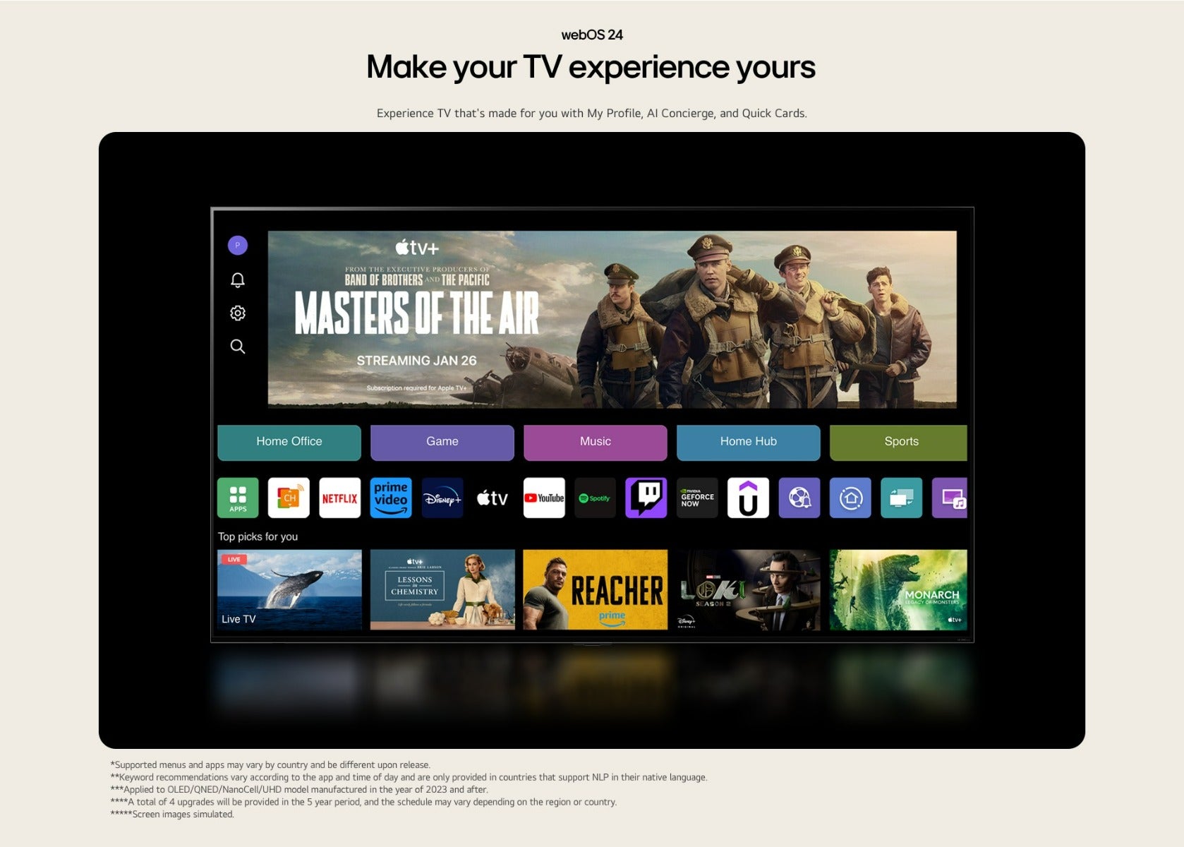 LG 75 Inch 4K UHD Smart NanoCell TV, with Built in Receiver - 75NANO80T6A