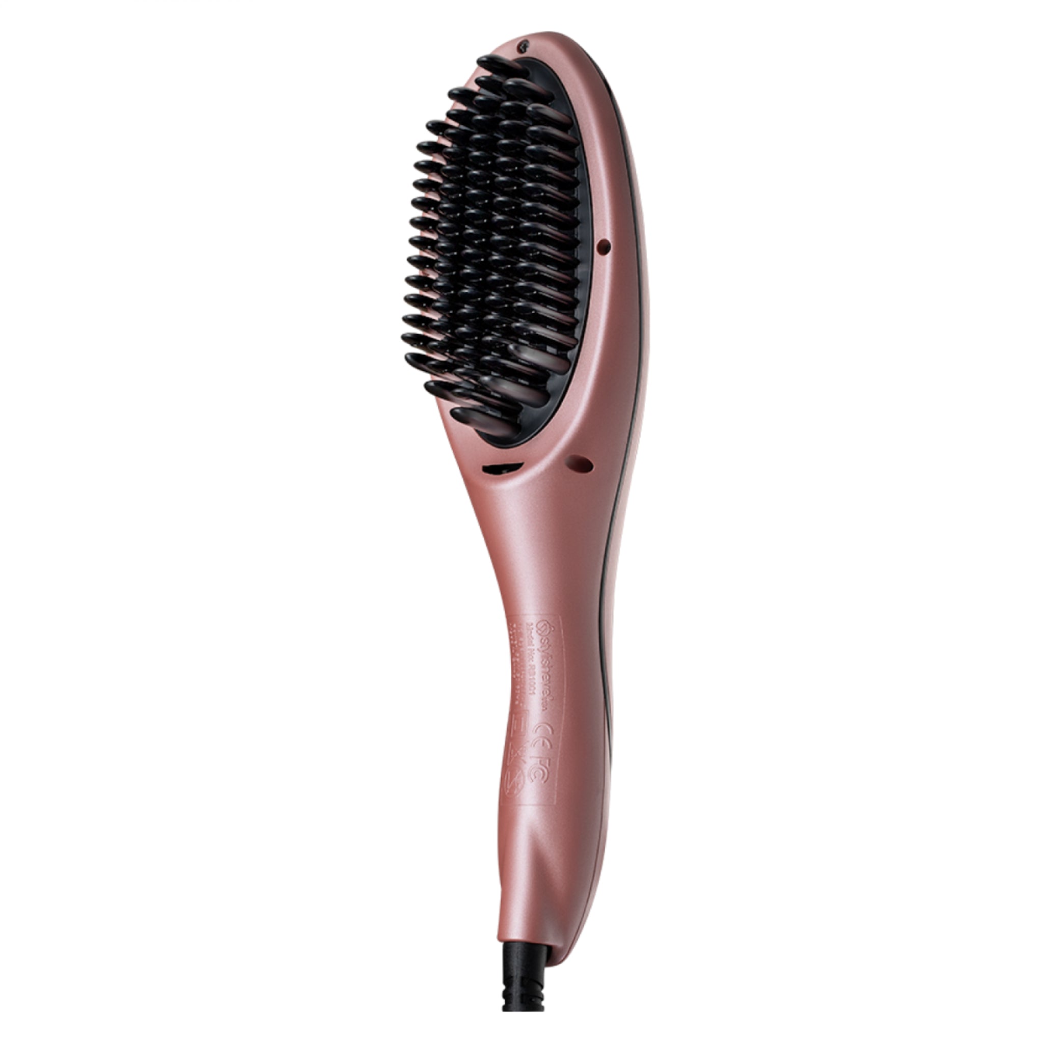 Rush Brush Hair Straightening Brush, Rose Gold - S3