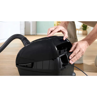 Bosch Series 4 Bagged Vacuum Cleaner, 2000 Watt, Black and Gold - BGL38GOLD
